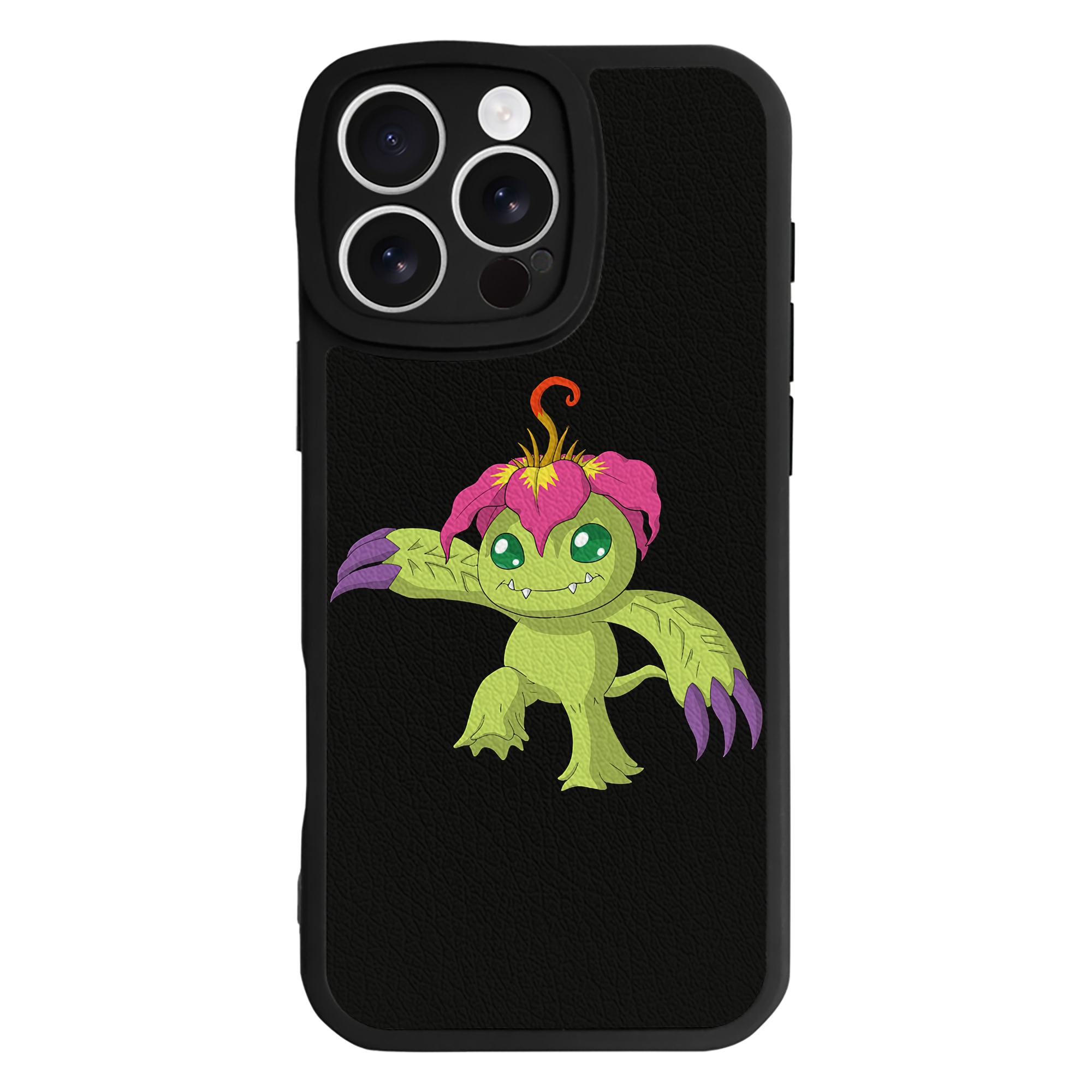 （画像用） Digimon デジタルモンスター/デジモン 【iPhone 16シリーズ対応】シリコンスマホケース（レザー調） 材質：シリコン